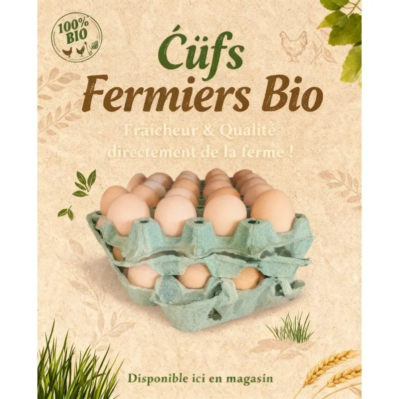 Organic Œufs fermiers